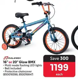 Makro RALEIGH 16" or 20" Glow BMX offer