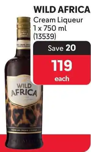 Makro WILD AFRICA Cream Liqueur offer