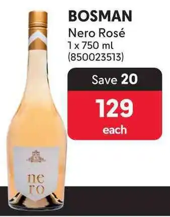 Makro BOSMAN Nero Rosé offer