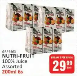 KitKat Cash and Carry NUTRI-FRUIT 100% Juice Assorted offer