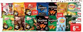 KitKat Cash and Carry LAYS/ DORITOS/ SIMBA Assorted offer