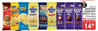 KitKat Cash and Carry BEACON/ CADBURY/ NESTLE Slabs Chocolate Assorted offer