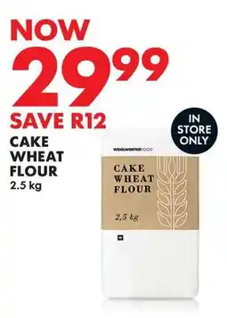 Woolworths Cake wheat flour offer