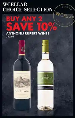 Woolworths Anthonij rupert wines offer