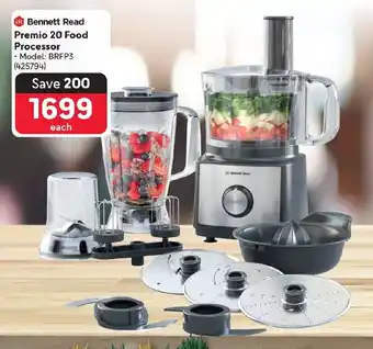 Makro Bennett Read Premio 20 Food Processor offer