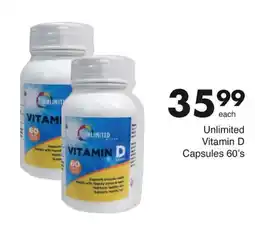 Save Hyper Unlimited Vitamin D Capsules offer