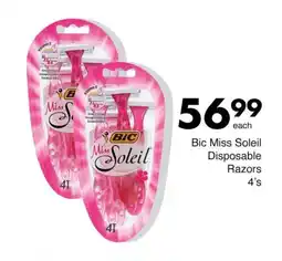 Save Hyper Bic Miss Soleil Disposable Razors offer