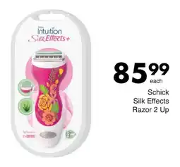 Save Hyper Schick Silk Effects Razor 2 Up offer