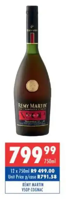 Ultra Liquors Rémy martin vsop cognac offer