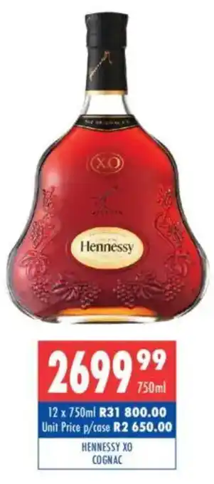 Ultra Liquors Hennessy xo cognac offer