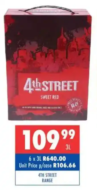 Ultra Liquors 4th street range offer