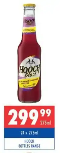 Ultra Liquors Hooch bottles range offer