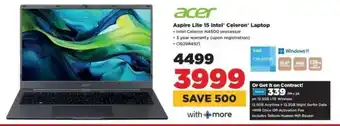 HiFi Corp Acer Aspire Lite 15 Intel Celeron Laptop offer