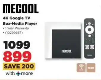 HiFi Corp MECOOL 4K Google TV Box-Media Player offer