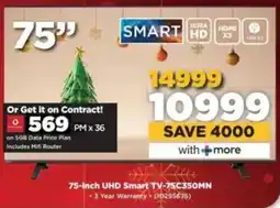 HiFi Corp TOSHIBA 75-inch UHD Smart TV-75C350MN offer