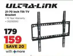 HiFi Corp ULTRA-LINK 21-70 inch Tilt TV Bracket offer