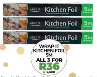 1UP Wrap it kitchen foil offer