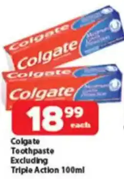 Check Save Colgate Toothpaste Excluding Triple Action offer