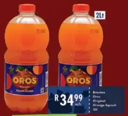 President Hyper Brookes Oros Original Orange Squash offer