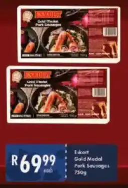 President Hyper Eskort Gold Medal Pork Sausages offer