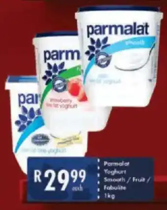 President Hyper Parmalat Yoghurt Smooth/Fruit/ Fabulite offer