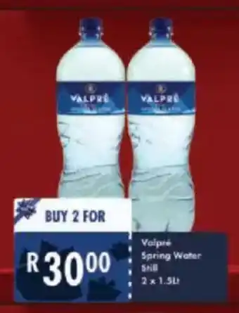 President Hyper Valpré Spring Water Still offer