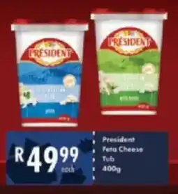 President Hyper President Feta Cheese Tub offer