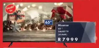 President Hyper Hisense 65" SMART TV (65A6K) offer