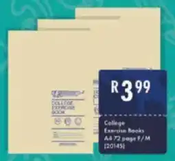 President Hyper College Exercise Books A4 72 page F/M offer