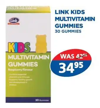 Link Pharmacy Link kids multivitamin gummies offer