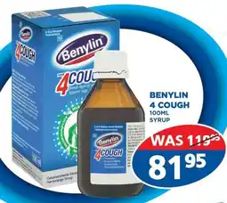 Link Pharmacy Benylin 4 cough syrup offer