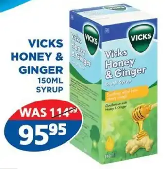 Link Pharmacy Vicks Honey & Ginger Syrup offer