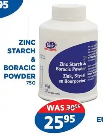 Link Pharmacy Zinc Starch & Boracic Powder offer