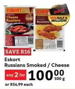 Oxford Freshmarket Eskort Russians Smoked/ Cheese offer