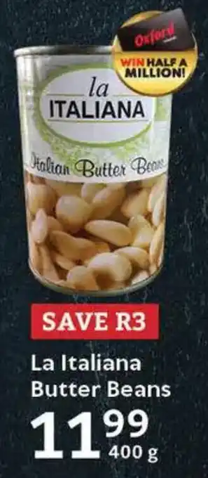 Oxford Freshmarket La Italiana Butter Beans offer