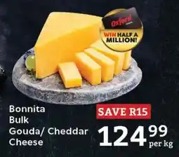 Oxford Freshmarket Bonnita Bulk Gouda/ Cheddar Cheese offer