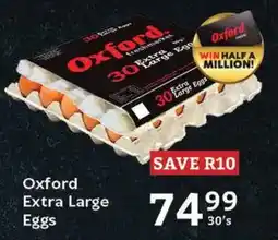 Oxford Freshmarket Oxford Extra Large Eggs offer