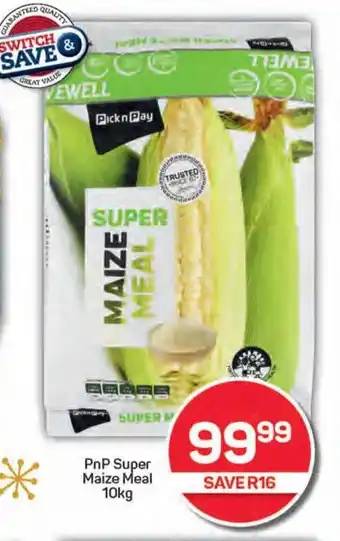 Pick n Pay PnP Super Maize Meal offer