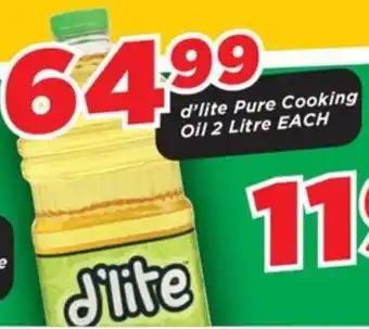 OK Grocer D'lite Pure Cooking Oil offer