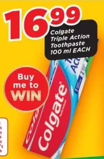 OK Grocer Colgate Triple Action Toothpaste offer