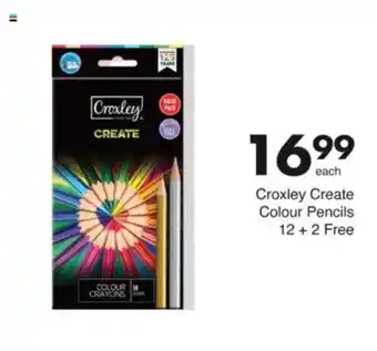 Save Croxley Create Colour Pencils 12+2 Free offer