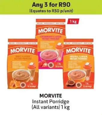 Makro MORVITE Instant Porridge offer