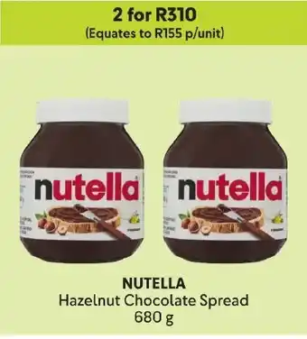 Makro NUTELLA Hazelnut Chocolate Spread offer