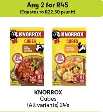 Makro KNORROX Cubes offer