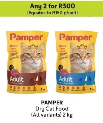 Makro PAMPER Dry Cat Food offer