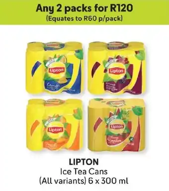 Makro LIPTON Ice Tea Cans offer