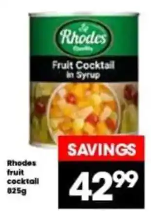 Super Save Rhodes Fruit Cocktail offer