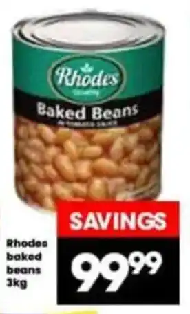 Super Save Rhodes Baked Beans offer