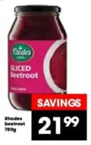 Super Save Rhodes Beetroot offer