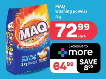 PEP MAQ washing powder offer